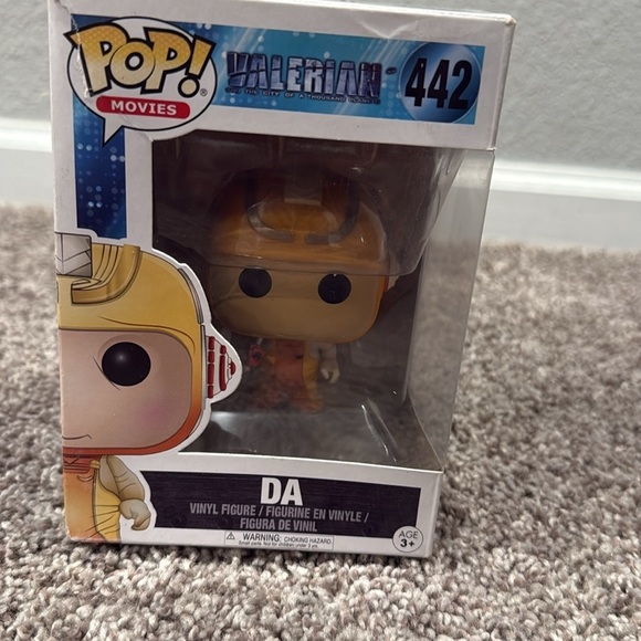 FUNKO POP! MOVIES/VALERIAN (DA # 442) 2017 Vinyl Figure Valerian Pop! Movies - Picture 3 of 8